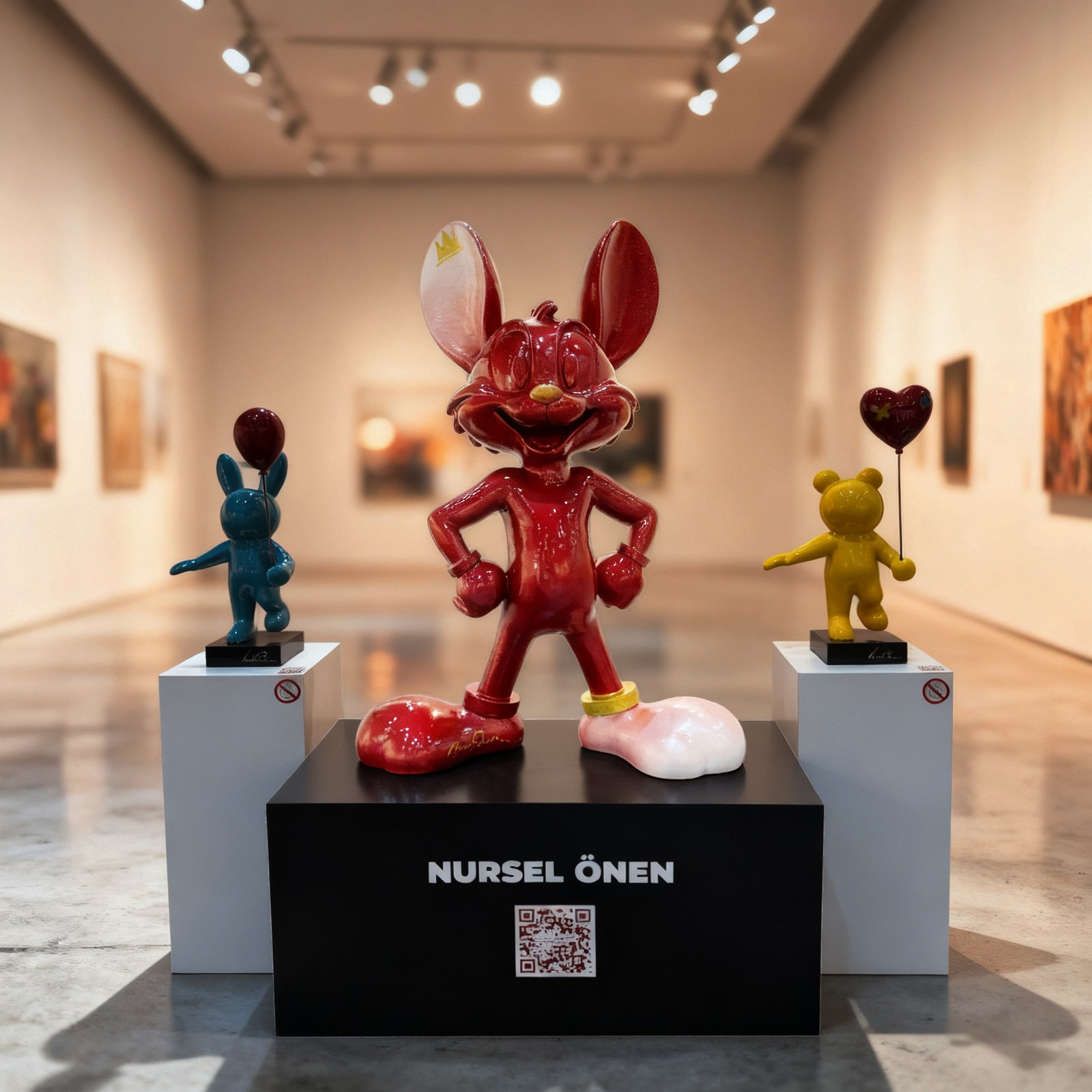Mr Roo NÖ-MR-18 — pop-art sculpture by Nursel Önen