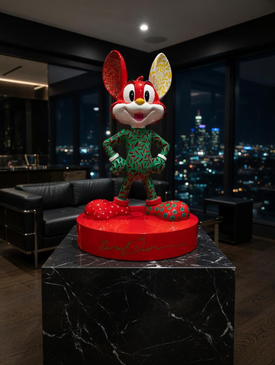 Mr Roo NÖ-MR-21 — pop-art sculpture by Nursel Önen